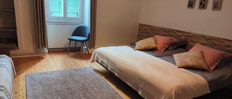 3 habitaciones, wifi y ropa de cama