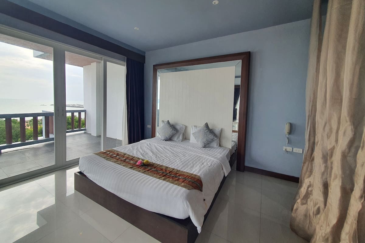 Premier Deluxe Double With Sea View | Kostenloses WLAN, Bettwäsche