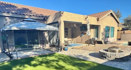 Spacious 4-bedroom ranch style home, family friendly with pool in Mesa.