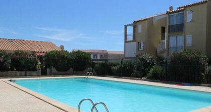 Studio mezzanine, parking, piscine, animaux OK - 3 pers.