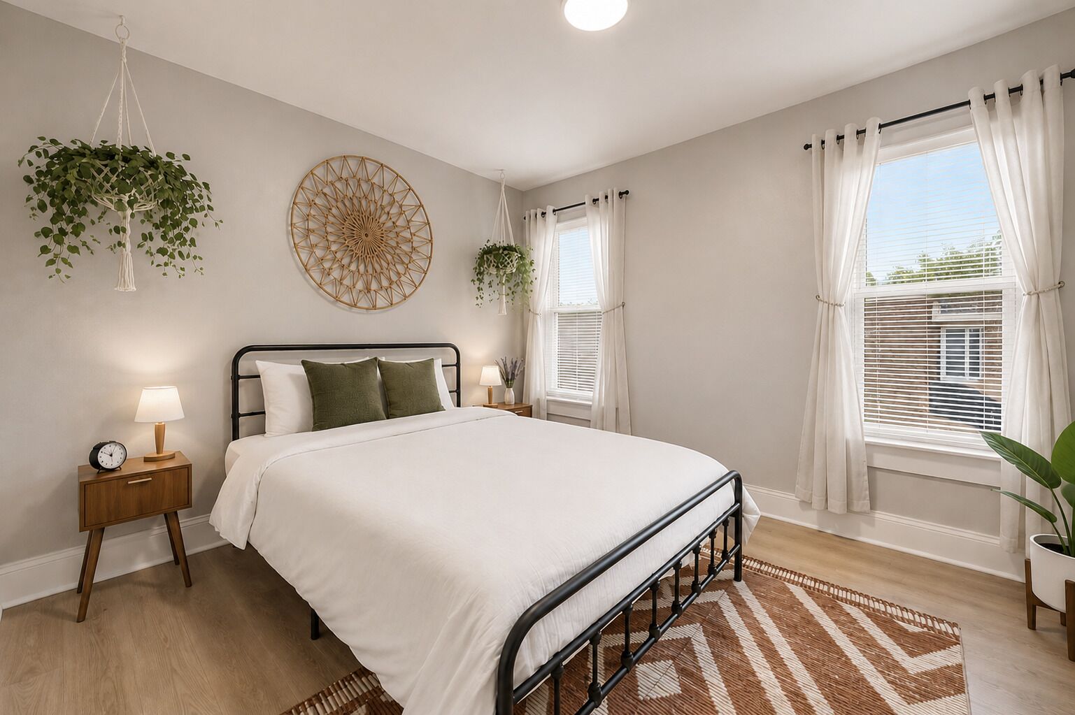 2 habitaciones, tabla de planchar con plancha y wifi gratis 