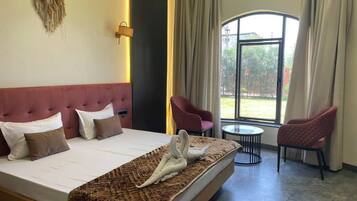 Premium Villa, Garden View | Desk, laptop workspace