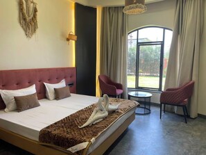 Premium Villa, Garden View | Desk, laptop workspace - Nakshatra Aura (Indore)