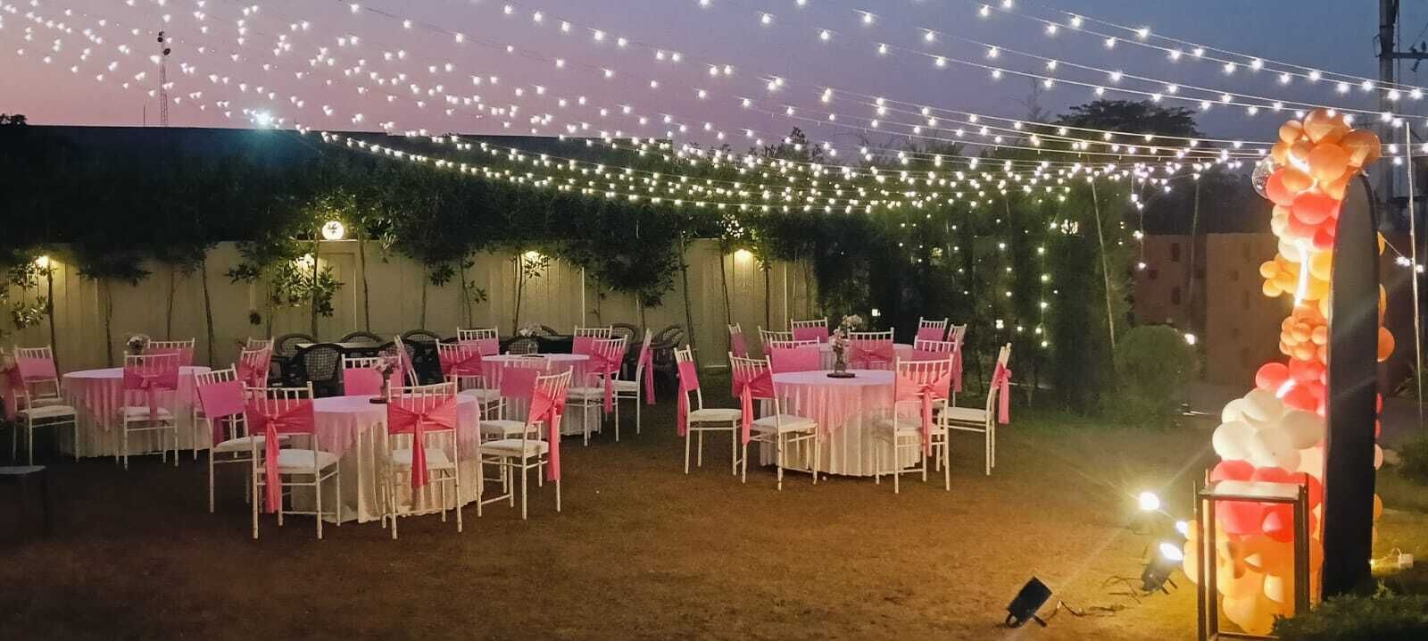 Área para banquetes al aire libre