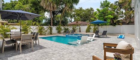 House, 4 Bedrooms | Pool | A heated pool