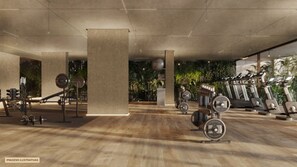 Fitnessbereich