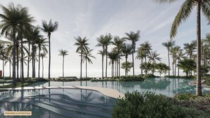 3 Innenpools, geöffnet von 10:00 Uhr bis 18:00 Uhr, Sonnenschirme