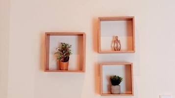 Luxury-Apartment, Balkon, Gartenblick | Innenbereich