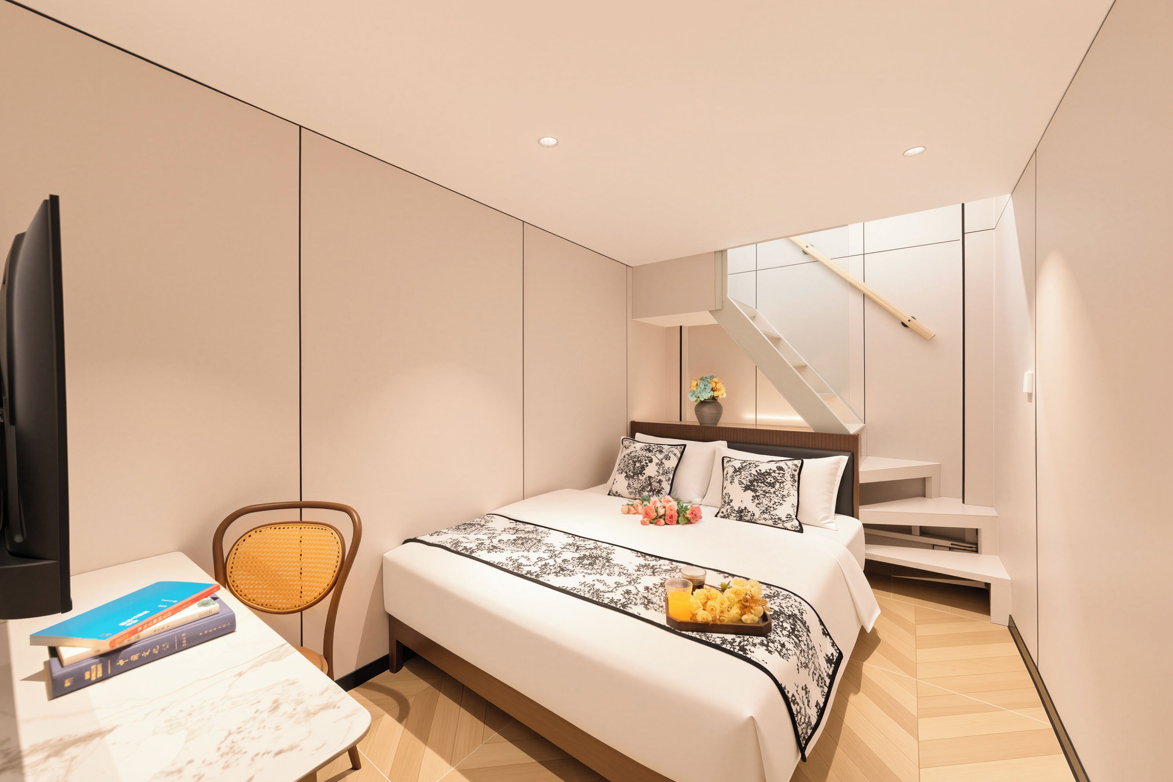 Basic Loft, Non Smoking, Air conditioning | Down comforters, laptop workspace, blackout drapes, iron/ironing board