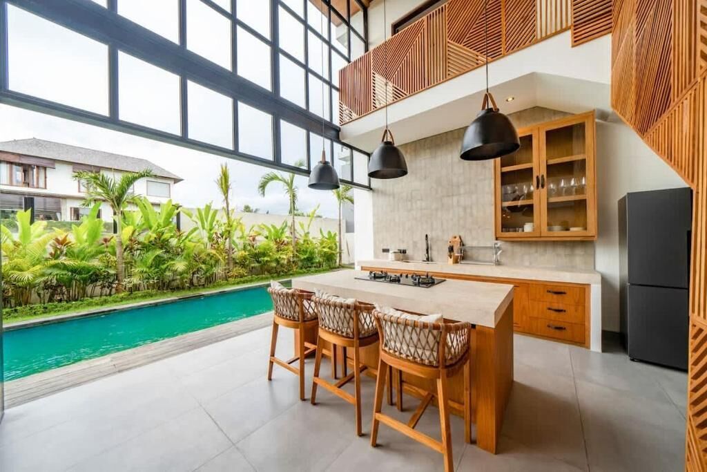 วิลล่า, 3 ห้องนอน, ลานระเบียง, วิวสวน | ครัวส่วนตัว