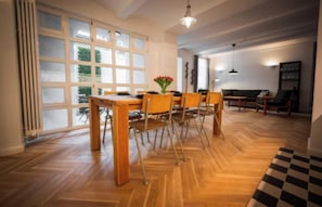 Dining - Modern Industrial Loft with Private Terrace in Central Berlin (Berlin)