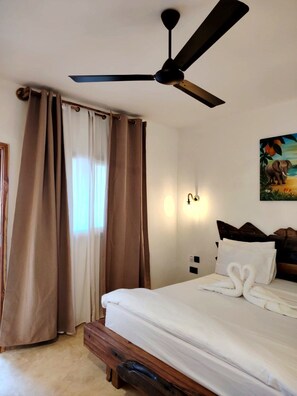 Habitación doble, vista a la alberca | Escritorio y wifi gratis 