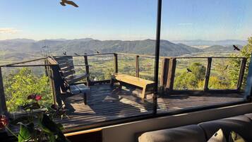 Cabaña, 2 habitaciones, aire acondicionado, vista a la montaña | Vista a la montaña
