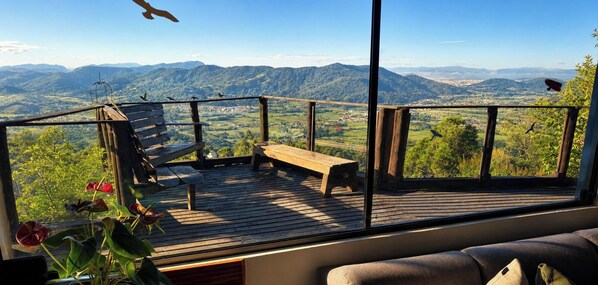 Cabin, 2 Bedrooms, Air conditioning, Mountain View | Interior - Cabana Parapente Sul - Santo Amaro - SC (Santo Amaro da Imperatriz)
