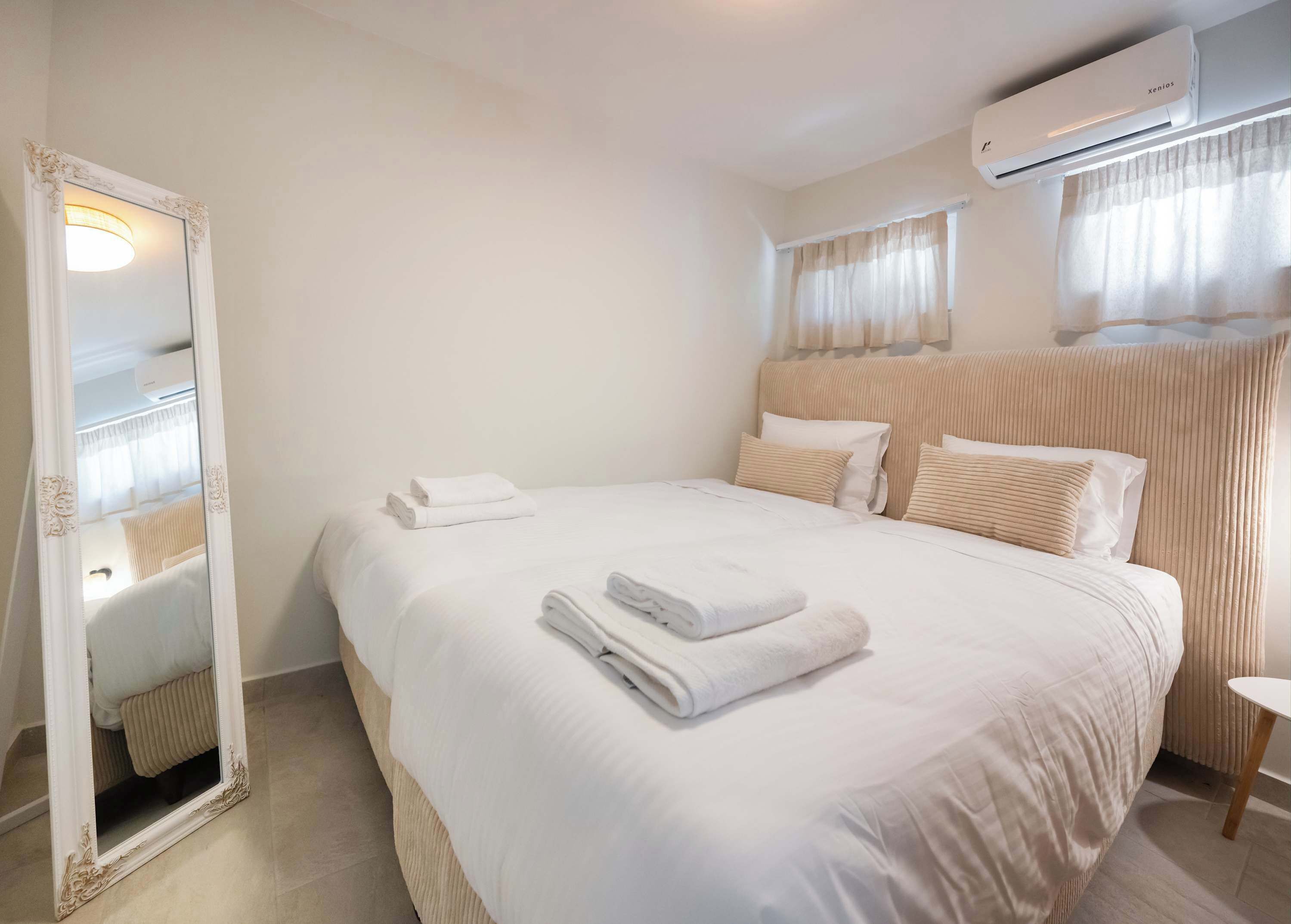 2 slaapkamers, een strijkplank/strijkijzer, wifi, beddengoed