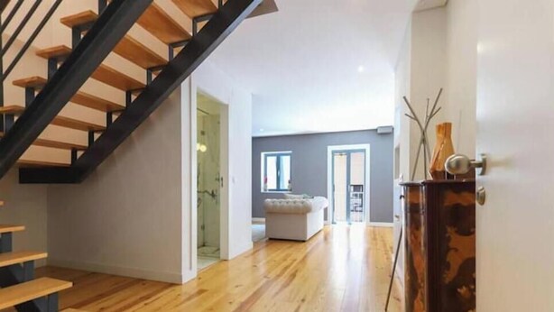 Interior - Av. Liberdade: A luxurious and peaceful duplex with a balcony and parking (Lisboa)