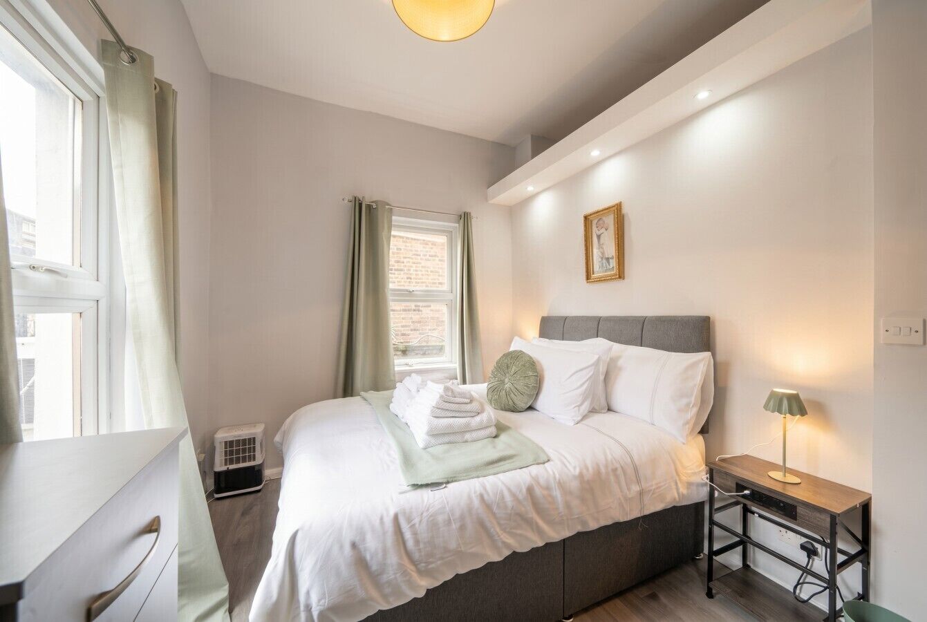 Desk, iron/ironing board, travel crib, WiFi