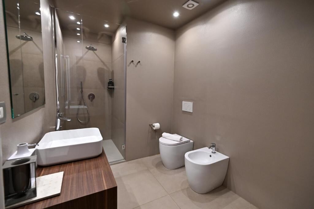Chambre Double Deluxe, vue colline | Salle de bain