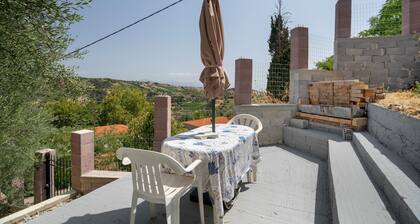 Giannis Mountain House — Mountain Tranquility with View & Private Garden, Near Aigio