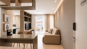 Basic Apartment | Living area - Walk Bueno (Goiânia)