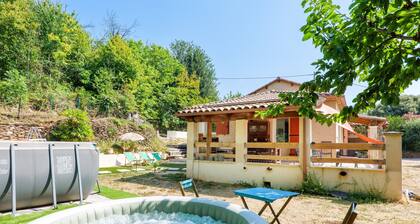 Villa « Parvanelles En Cévennes » avec vue montagne, Wi-Fi et climatisation