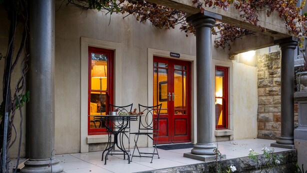 Deluxe Room, Patio, Garden View | Outdoor dining | Breakfast, lunch, dinner and brunch served  - IL Castello Boutique Hotel (Clarens)