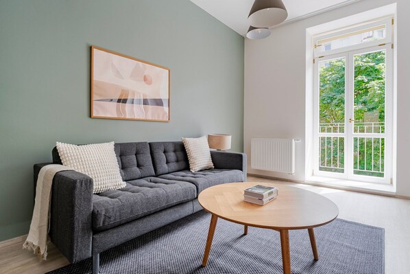Living area - Blueground | Nusle, balcony, nr Vyšehrad (PRG-74) (Prague)