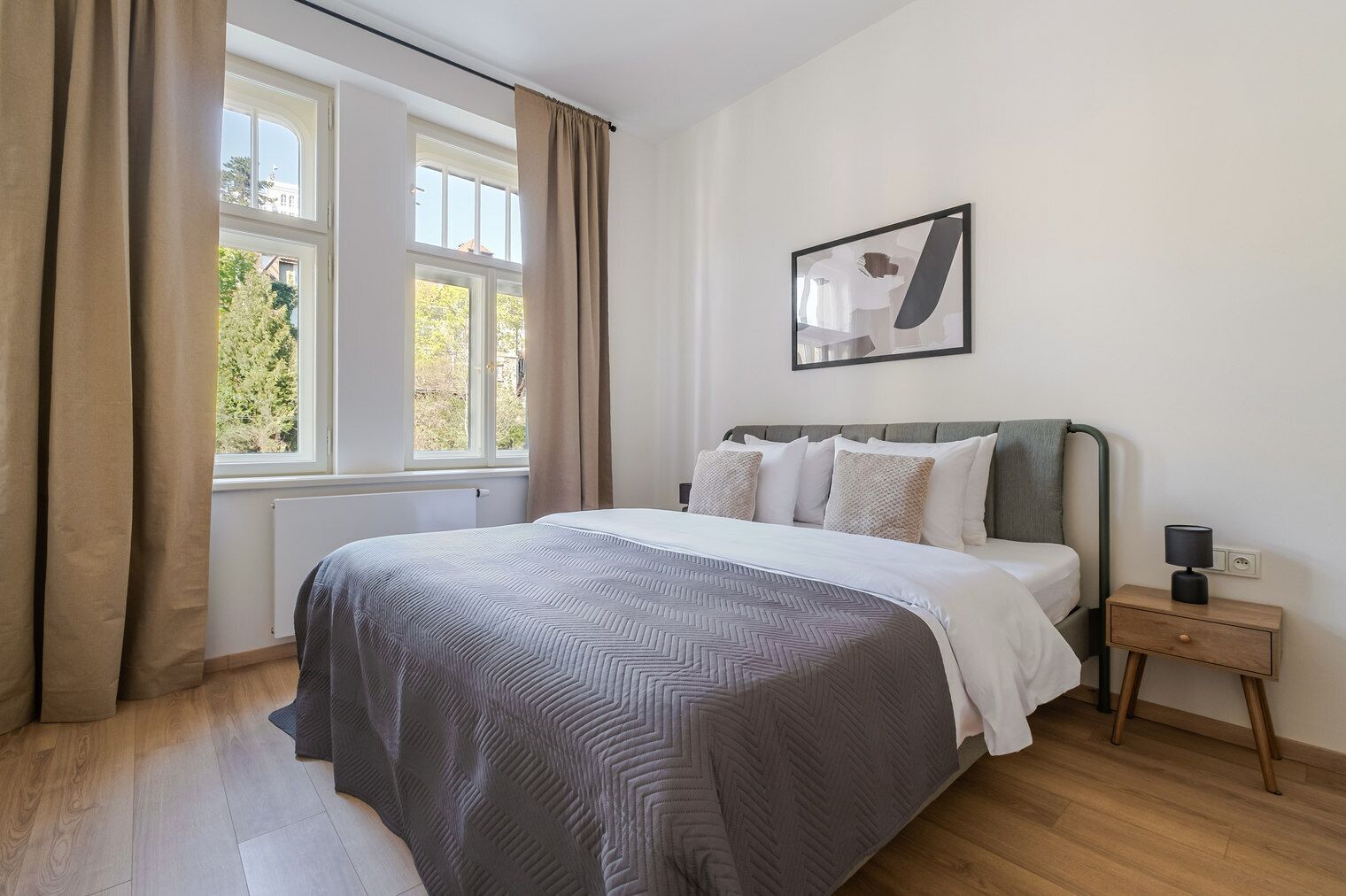 1 bedroom, iron/ironing board, WiFi (free), bed sheets