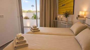 2 dormitorios, tabla de planchar con plancha, wifi y ropa de cama