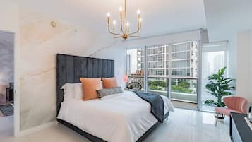 Comfort Suite, Balcony, City View | Desk, laptop workspace, iron/ironing board, free WiFi