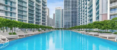 Rooftop pool