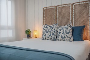 2 soverom, strykejern/-brett, reiseseng for barn og wi-fi (inkludert)