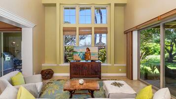 Maison en rangée, Plusieurs lits, vue sur le jardin (Kulalani at Mauna Lani 2204) | Intérieur