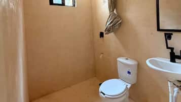 Towels, soap, toilet paper
