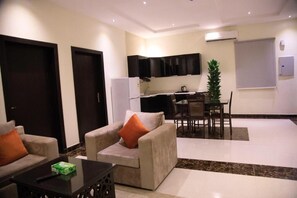 Apartment, 2 Schlafzimmer | Wohnbereich