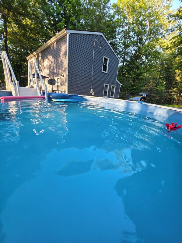 Pool - Family-Friendly 4BR Pocono Lake Getaway with Pool & Fireplace (Pocono Lake)