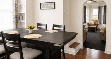 Large Furnished Apartment with Workspace & Laundry