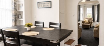 Large Furnished Apartment with Workspace & Laundry