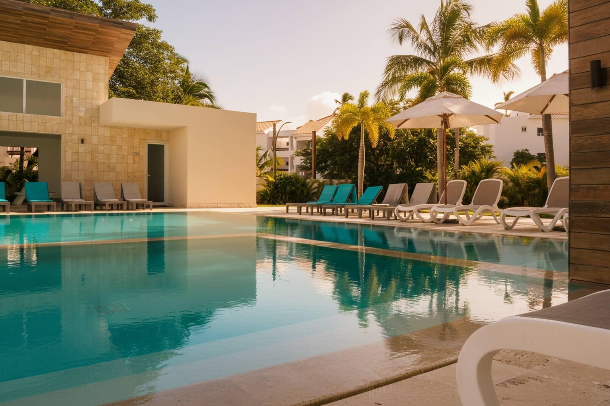 Apartment, 2 Schlafzimmer, barrierefrei, eigener Pool | Pool | Außenpool