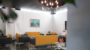 Sitteområde i lobbyen