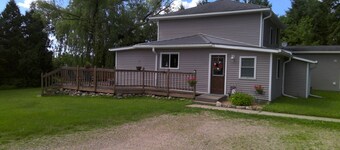 2 bed, 2 bath home on 5 acres with a garage, saltwater pool, firepit, and more!