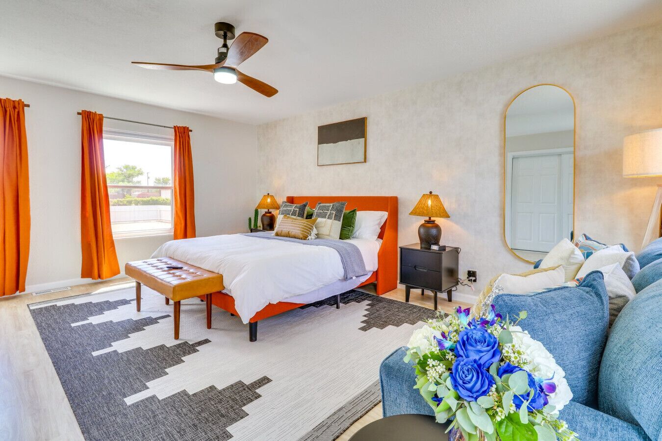 Desk, iron/ironing board, travel crib, WiFi