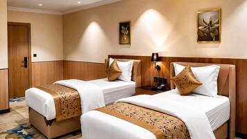 Economy Twin Room | In-room safe, blackout drapes, iron/ironing board, free WiFi