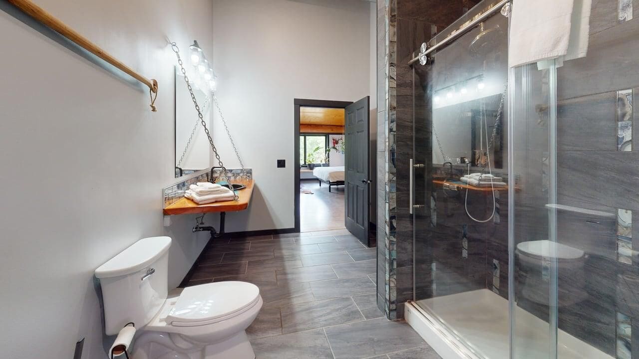 Chalet, Balcony | Bathroom