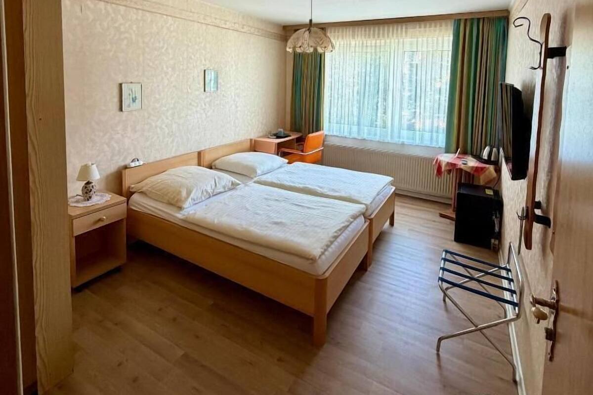 Desk, laptop workspace, iron/ironing board, free WiFi