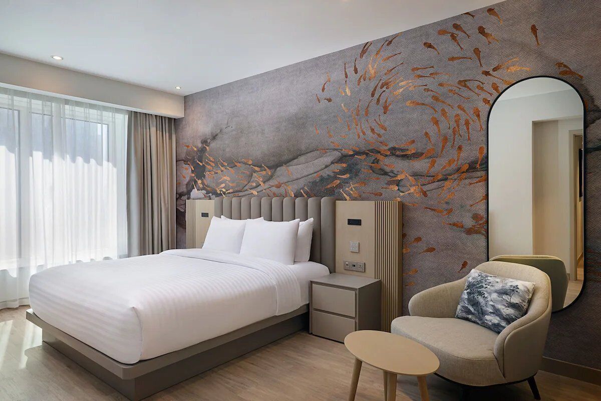 Tabla de planchar con plancha, wifi gratis y ropa de cama 