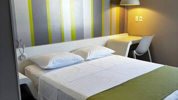 Wi-Fi de cortesia, roupa de cama