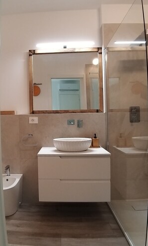 Asciugacapelli, asciugamani, sapone, carta igienica