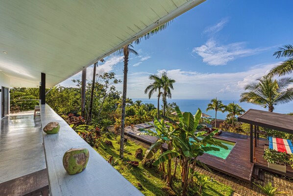 Pool - Villa Sol ATM - Ocean view studio with A/C, Yoga deck & Pool - Rainforest Escape (Puntarenas Province)