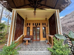 Vila Standar, pemandangan kebun | Teras/patio